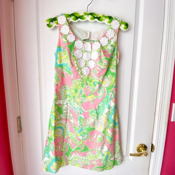 Lilly Pulitzer | Chin Chin Nina Shift Dress 0 - Picture 3 of 6